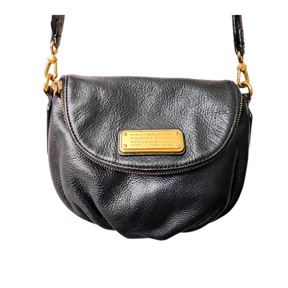 Marc by Marc Jacobs Black Leather Crossbody Bag - Picture 2 of 11